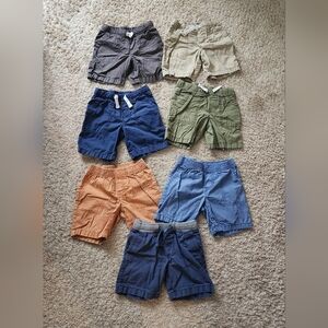 Carter's Kids' Shorts 3T - Blue, Green, Orange, Tan